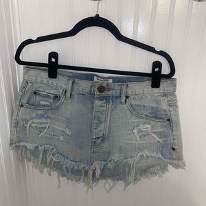 One Teaspoon Jean skirt size 28